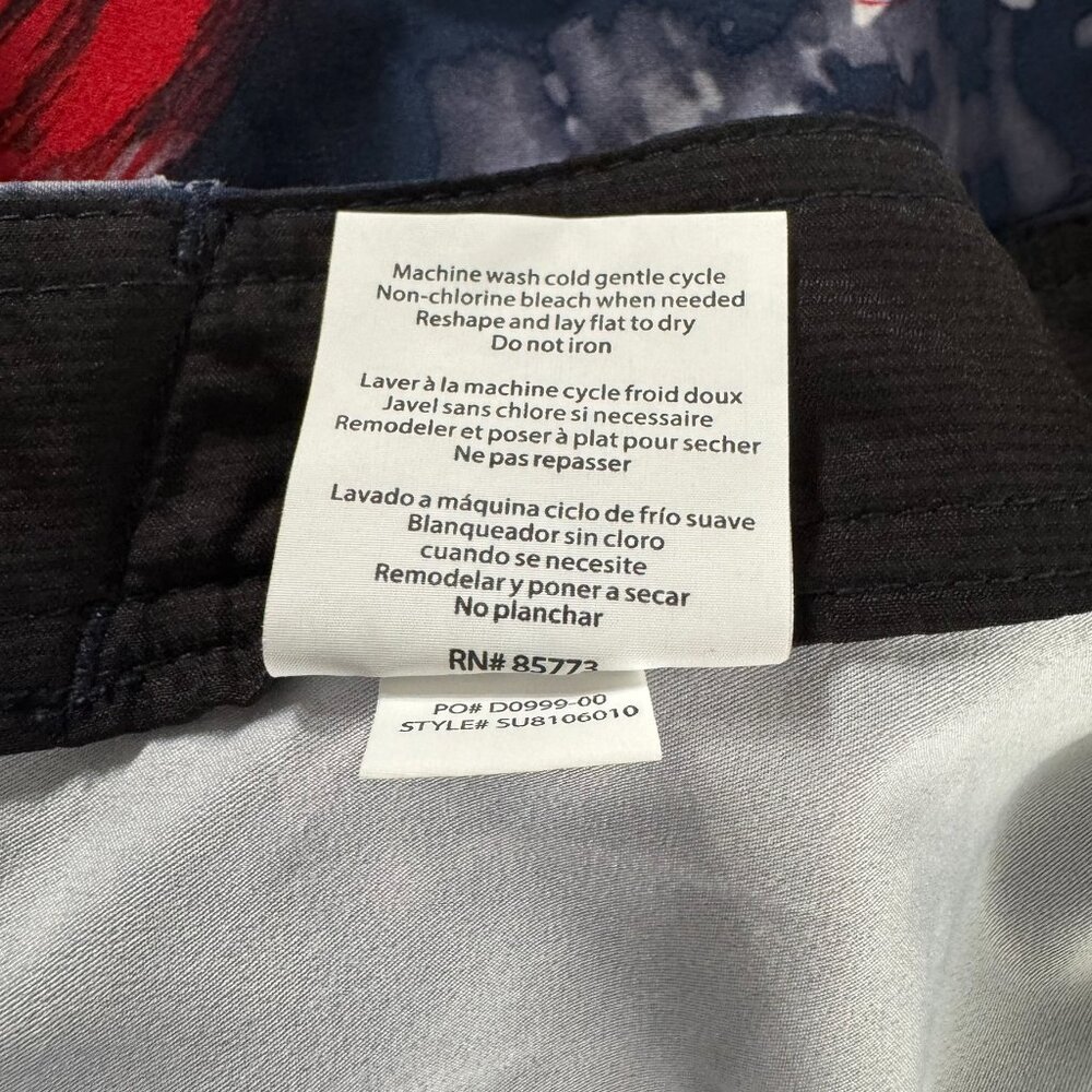 O'Neill Hyperfreak Boardshorts Mens Size 32 American Flag Patriotic SS-1980‎ - Picture 10 of 10
